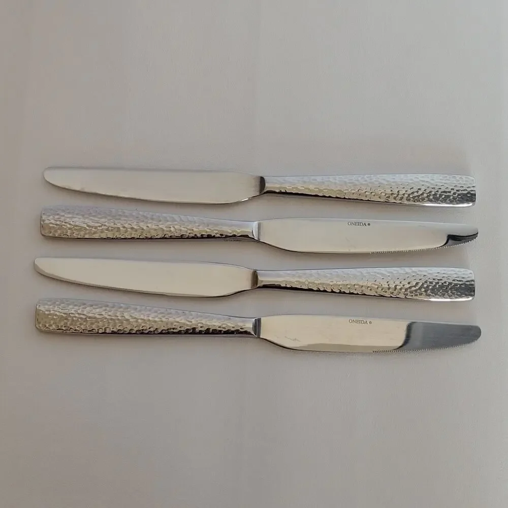 Oneida Etta Flatware Set Stainless Steel Silver 8 Spoons 10 Forks 4 Knives